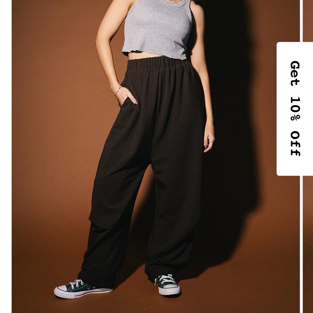 Dressed in LALA no saint checkered harem pants